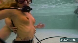 The guy can barely resist the gorgeous babes