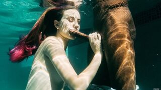 Super sexy young babe, Haley Reed loves riding a black prick!