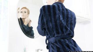 Pro Stalker has Chance to Assfuck Redhead MILF Sidra