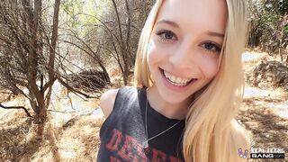 Real Teens - Stunning Blonde Lily Larimar Gets screwed Outdoors