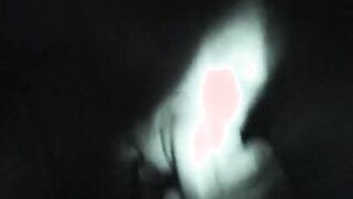 Naughty night vision BJ hoe sucks shaft