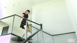 He can't resist trans Natalie Mars's booty