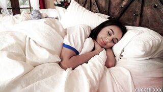 Classy babe Eliza Ibarra gets screwed next to her hubby