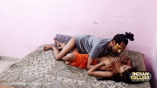 Adorable 18 Years Indian Slim Skinny GF Lets Me Cum Inside Her Tight Cunt