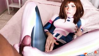 Ochako Uraraka Sweetly Fucked After Entering Hero Academy