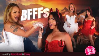 TGIRLS PORN - BFFFs Avery & Foxxy