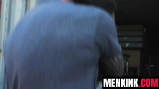 Rookie cop Harrison Todd raw screwed by Cliff Jensens heavy prick