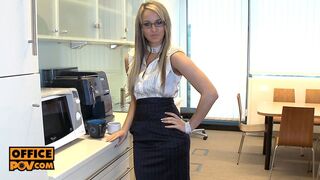 POV - POV blowjob on your first day from Aleska Diamond