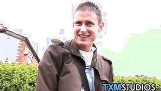 Smooth twinks anal & spilling jizz in car threesome