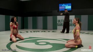 Titty lesbian wrestler banged