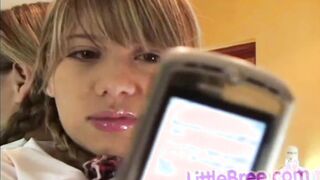 Little Bree in dorm outfit & Fingering