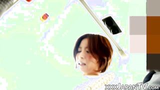 Japanese females  during public bus ride