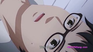 Sweet Kouhai Confesses & Gets Creampied Rough by Classmate in Club Fantasy