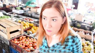 Lusty Redhead Colombian With Braces Gets Her Twat