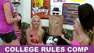 College Room Delight: Teen Sluts Get Frat Boy Action