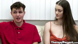 Therapist Mckenzie Lee helps teen chick Olivia Madison fix her relationship with