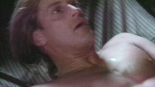 Vintage porno where MILF with enormous breasts rides prick