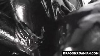 Yoshi Kawasaki & Damian fuck one another while covered in ink