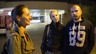 Gorgeous Czech Pair Gets Money for Girlfriend Exchange