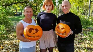 Horny redhead teaches Porno Dan a lesson