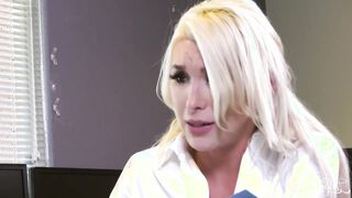 T-GIRL ANGELS T-girl office slut loves dominating