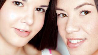 Baby Jewel and Tiffany Doll playing with a hitachi