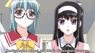 Young man tries to handle three hot sisters - Hentai Uncensored