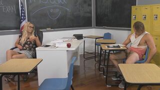 Charlie Patterson is banging his TS teacher Kayleigh Coxx