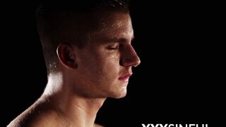 Horny babe gives an erotic blowjob before sex & cumshot