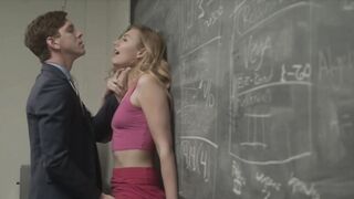 Prof Wiener Manhandles College Girl!