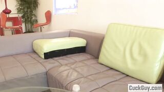 Adrian Olson switched her cuckold hubby's shaft to a black dick