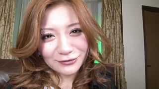 Gently Rubbing Her Bushy Asian Cunt Till It's Dripping Wet