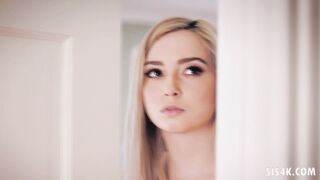 SISTERTRICK - Lexi Lore rides her hidden step sibling's prick