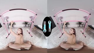 Flexible brunette Sophia Sultry screwed in POV ( VR porn )