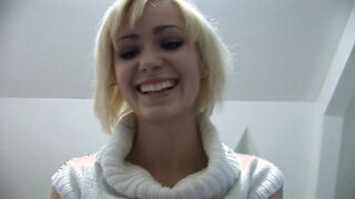 Blond Babe Picked up & Screwed at HomeParty
