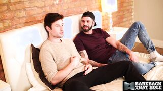 BAREBACKTHATHOLE Romeo Davis Lines Up His Enormous Meat With Drews Hole