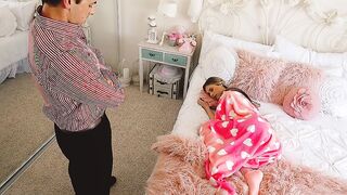 Lying Nanny Anya Olsen gets creampied