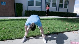 Trickery - Demi Sutra twerks on a muscular guys meat