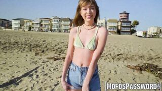 Teen brunette Leila Cove slobbers over daddy Charles Deras shaft