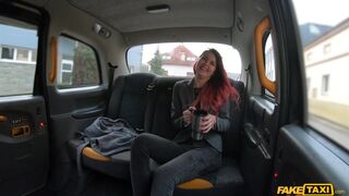 Stunning taxi costumer agreed the terms so she has to take on my shaft! - Cindy Shine