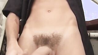 Good looking hunk enjoys playing with his thick schlong