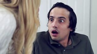 Cumhungry Stepmum Rachael Cavalli walks in on her porn addict Stepson