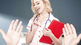 Hot Nurse Gives Helping Hand... & Snatch