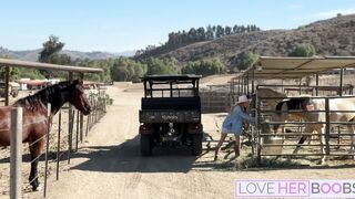 Big Boobed Cowgirl Blake Blossom Banged By Her Neighbor