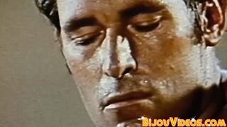 Vintage muscle gays deepthroat sucking & anal raw