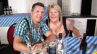 Big boobed mature waitress fucking at the Oktoberfest