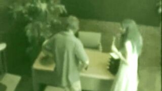 Office slut banged accross the desk