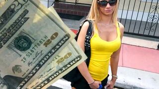 Charming Blondie Gets misleaded on the Bus