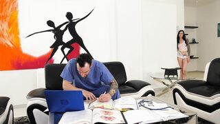 Tattooed girl Marley Brinx gets banged by her stepbrother