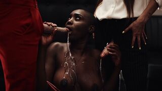 Black Hottie Gets Double Penetration - Huge Dick FUTA Girls TRAILER
